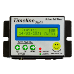 Combo of an Automated School Bell Timer with a 12" Gong Bell