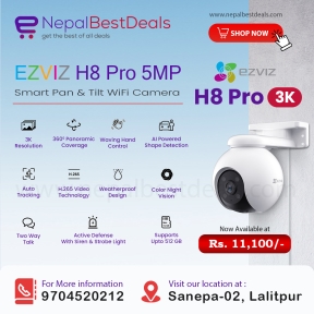 EZVIZ H8 Pro 5MP Smart Pan & Tilt Wi-Fi Camera