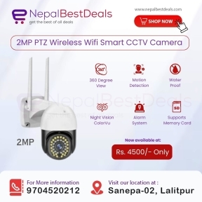 2MP PTZ Wireless Wi-Fi Smart CCTV Camera